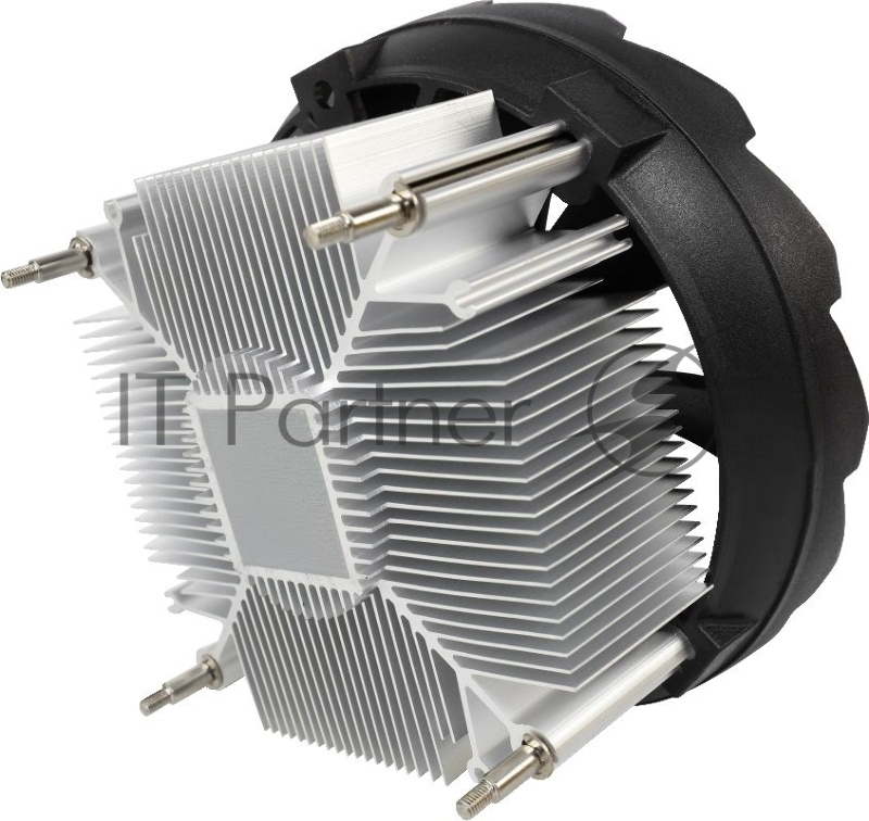 Кулер для процессора Aerocool / Formula BAS серебристый, 120 мм, алюминий, 1200 об/мин, 24 дБ, 3 pin, 100 Вт, 63 мм