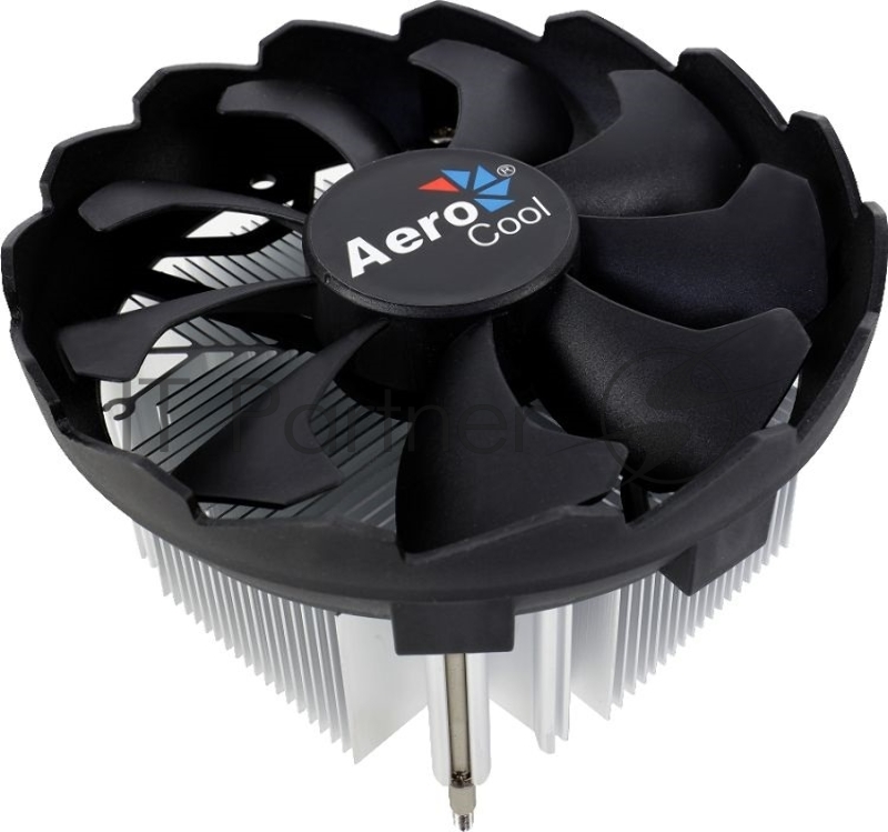 Кулер для процессора Aerocool / Formula BAS серебристый, 120 мм, алюминий, 1200 об/мин, 24 дБ, 3 pin, 100 Вт, 63 мм