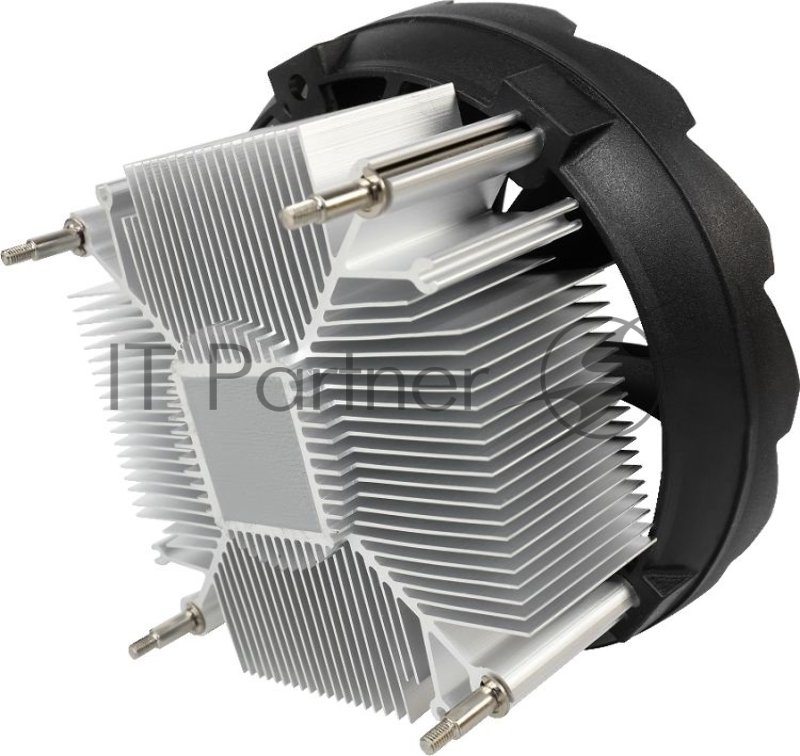 Кулер для процессора Aerocool / Formula BAS серебристый, 120 мм, алюминий, 1200 об/мин, 24 дБ, 3 pin, 100 Вт, 63 мм