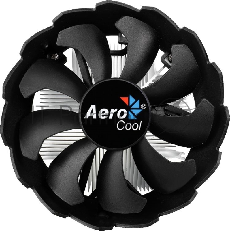 Кулер для процессора Aerocool / Formula BAS серебристый, 120 мм, алюминий, 1200 об/мин, 24 дБ, 3 pin, 100 Вт, 63 мм