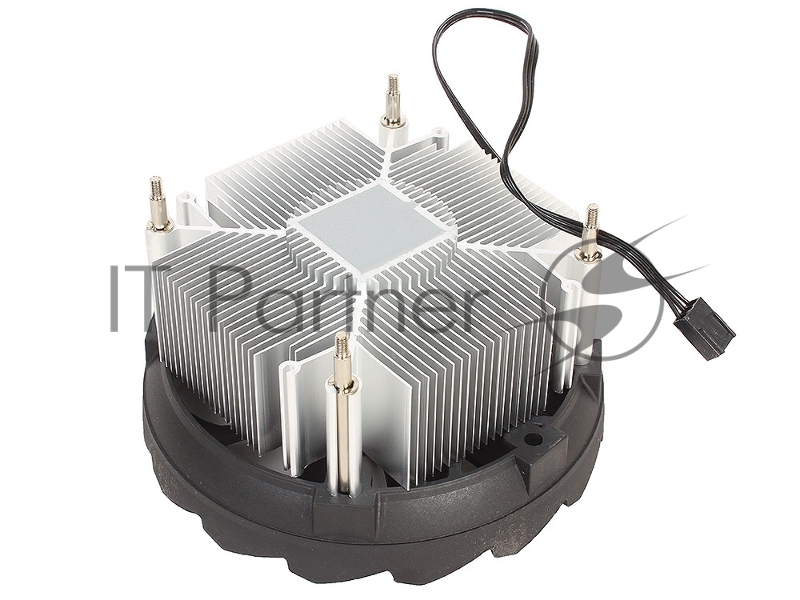 Кулер для процессора Aerocool / Formula BAS серебристый, 120 мм, алюминий, 1200 об/мин, 24 дБ, 3 pin, 100 Вт, 63 мм