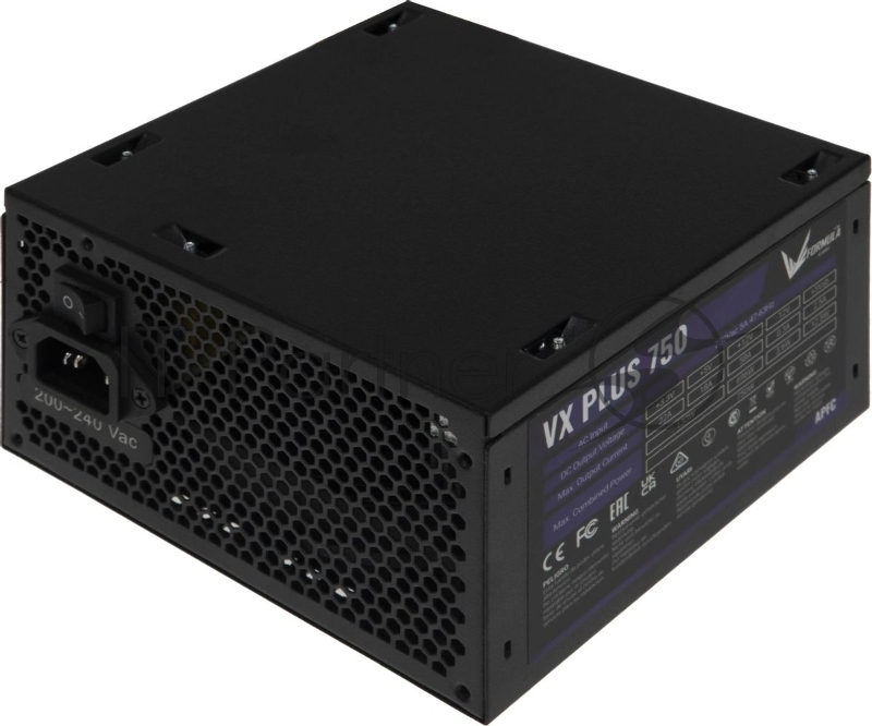 Блок питания Aerocool / Formula VX PLUS 750, 750Вт, 120мм, черный