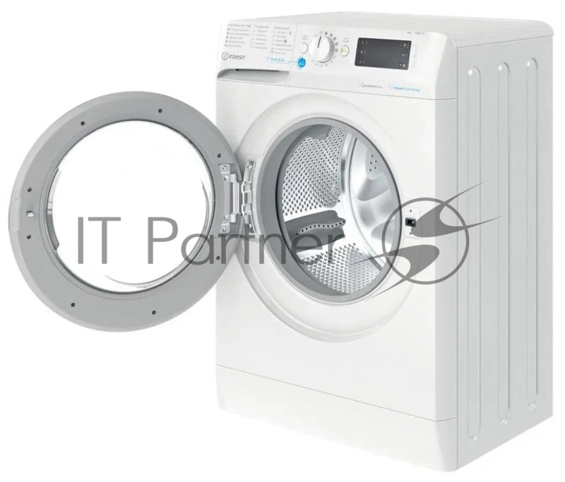 Стиральная машина Indesit BWSE 81293X WSV RU белый, загрузка фронтальная 8 кг, 1200 об/мин., класс: А
