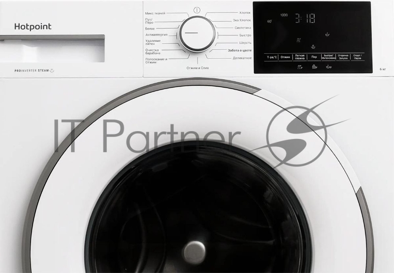 Стиральная машина HOTPOINT WSH 6090 VWW белый, загр.фронтальная, макс.: 6 кг, 1000 об/мин, класс: А