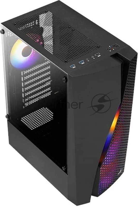 Корпус Aerocool / Formula Wave-G-BK-v2 черный без БП mATX 3x120mm 1xUSB2.0 2xUSB3.0 audio