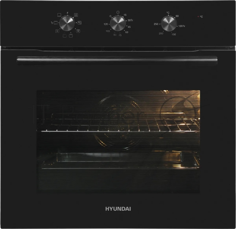 Духовой шкаф Электрический Hyundai HEO 6635 BG черный