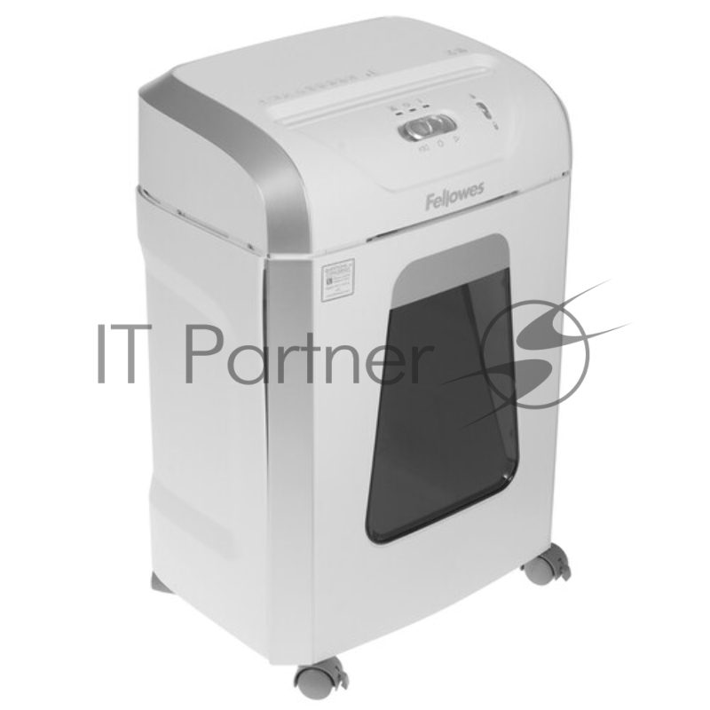 Шредер Fellowes PowerShred 15С белый (секр.P-4) фрагменты 15лист. 19лтр. скрепки скобы пл.карты