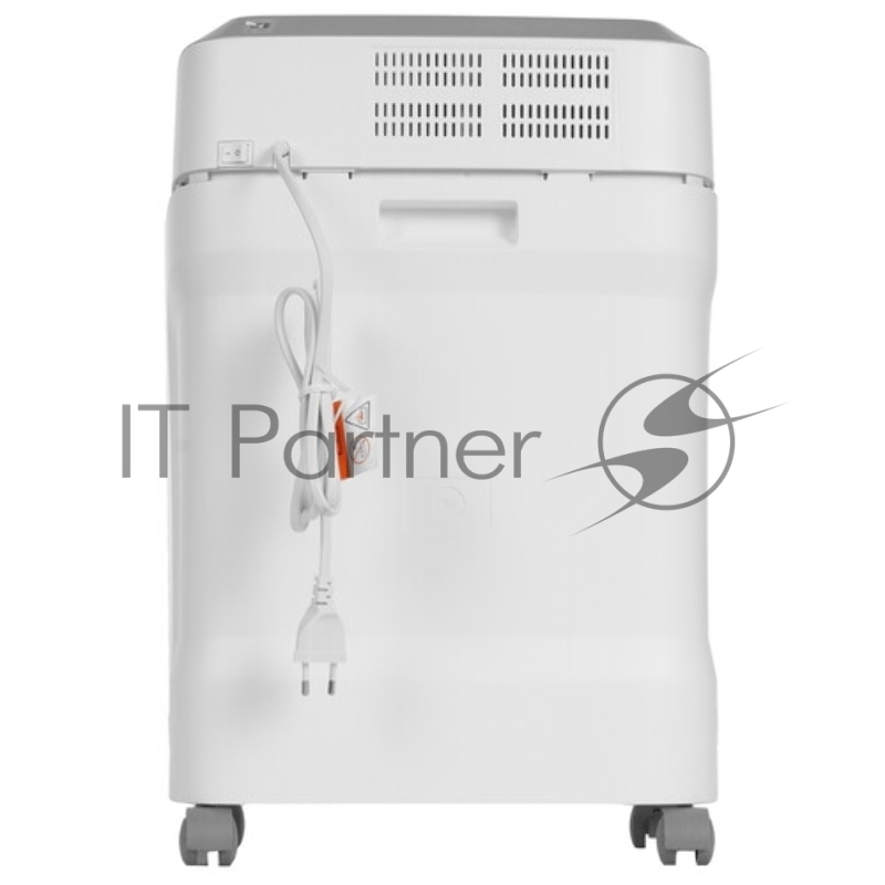 Шредер Fellowes PowerShred 15С белый (секр.P-4) фрагменты 15лист. 19лтр. скрепки скобы пл.карты