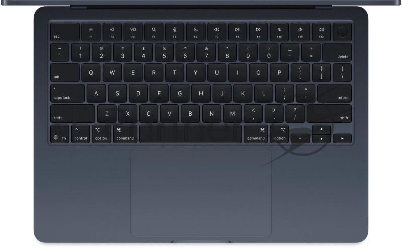 Ноутбук Apple MacBook Air A3240 полночный MW123HN/A M4 10 core 16Gb SSD256Gb/8 core GPU 13.6 Liquid Retina (2560x1664) macOS WiFi BT Cam