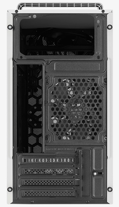 Корпус Aerocool / Formula CS-109-S-WT-v1 (mATX, белый, без БП, USB3.0 x1, USB2.0 x2, 12cm black fan x 1)