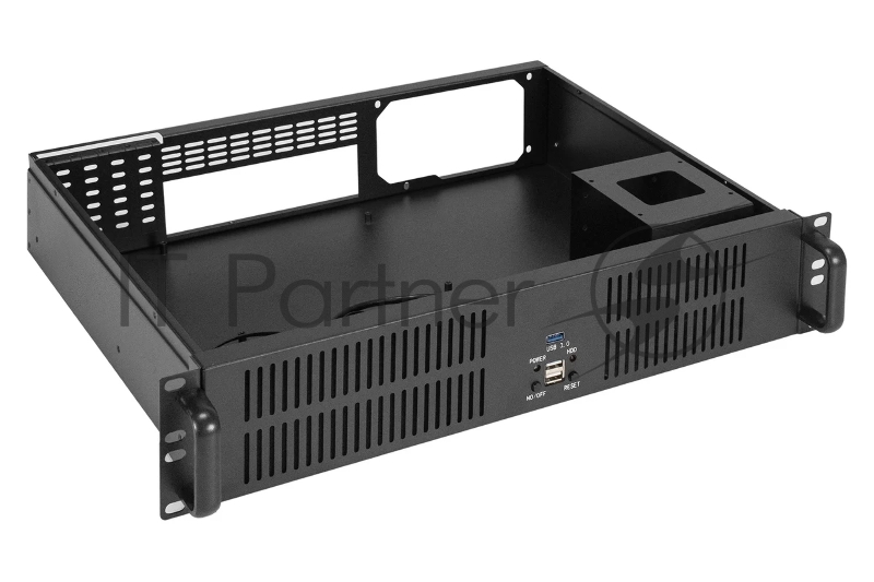 Серверный корпус ExeGate Pro 2U350-33, RM 19, высота 2U, глубина 350, БП 500RADS, 2*USB+1* USB3.0