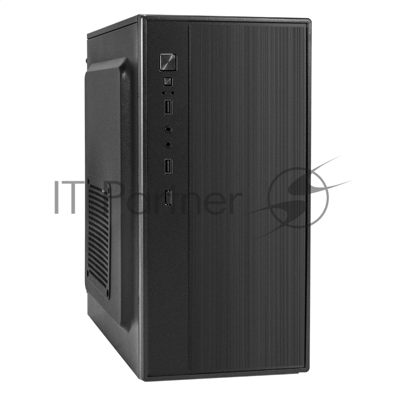 Корпус Minitower ExeGate BAA-408 (mATX, без БП, 2*USB, HD Audio, черный)