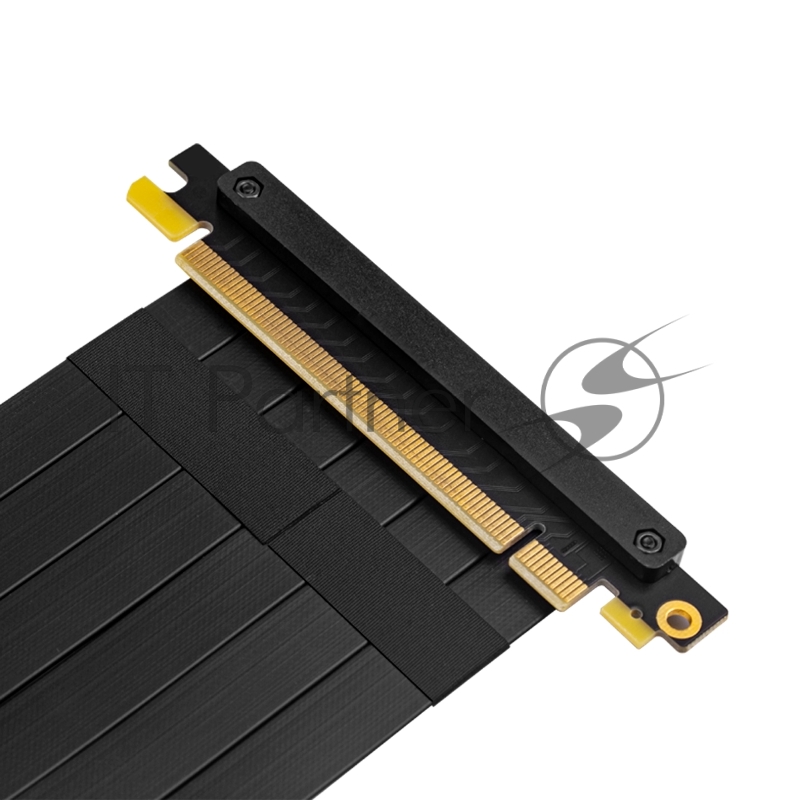 Кабель для корпуса/ Cable PCCooler PCI-Express4.0 PCIE 3.0/PCIE 4.0 X16 Graphics Card Extension Cable 185mm (PCI-E3.0 BK) Black