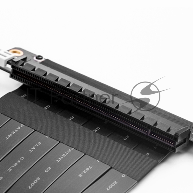 Кабель для корпуса/ Cable PCCooler PCI-Express4.0 PCIE 3.0/PCIE 4.0 X16 Graphics Card Extension Cable 185mm (PCI-E3.0 BK) Black