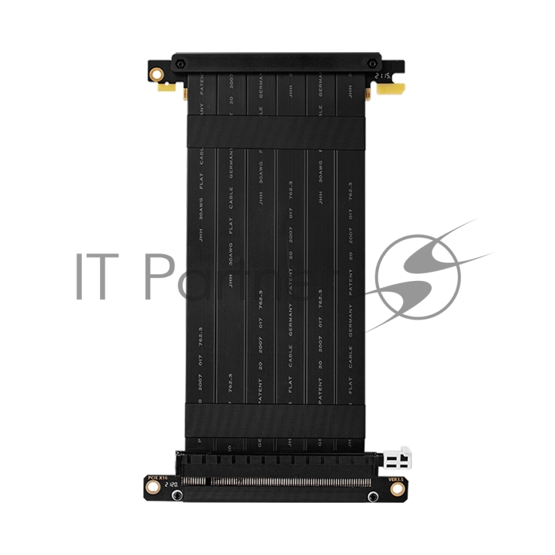 Кабель для корпуса/ Cable PCCooler PCI-Express4.0 PCIE 3.0/PCIE 4.0 X16 Graphics Card Extension Cable 185mm (PCI-E3.0 BK) Black