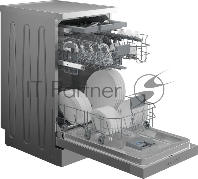 Посудомоечная машина Hotpoint HFS 2C85 DW X отдельностоящая, нержавеющая сталь