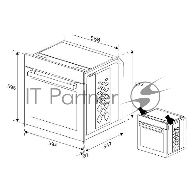 Электрический духовой шкаф Hotpoint FE8 1352 DSC IX серебристый
