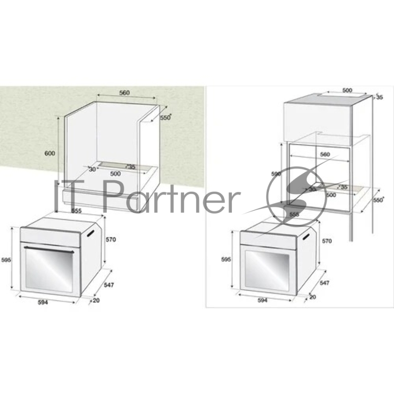 Электрический духовой шкаф Hotpoint FE8 821 H BL черный