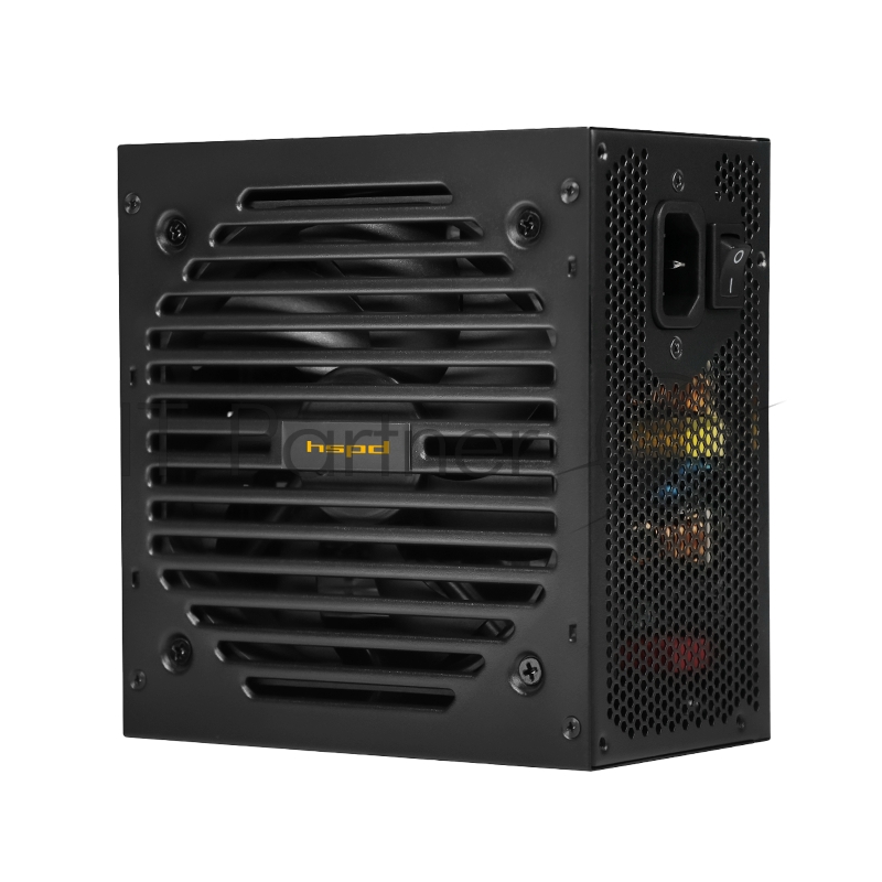 Блок питания Power Supply HSPD, 500W 80+ Bronze (ATX, 2.31, Semi-modular, 1x24(20+4)pin 550mm, 1xCPU*2 8(4+4)pin 600+150mm, 1xPCIe*2 8(6+2)pin 500+150mm, 2xSATA*3 400+150+150mm, 1xMOLEX4pin*3+FDD 400+150+150+150mm , Active, 120x120mm, 150x140x86mm, A