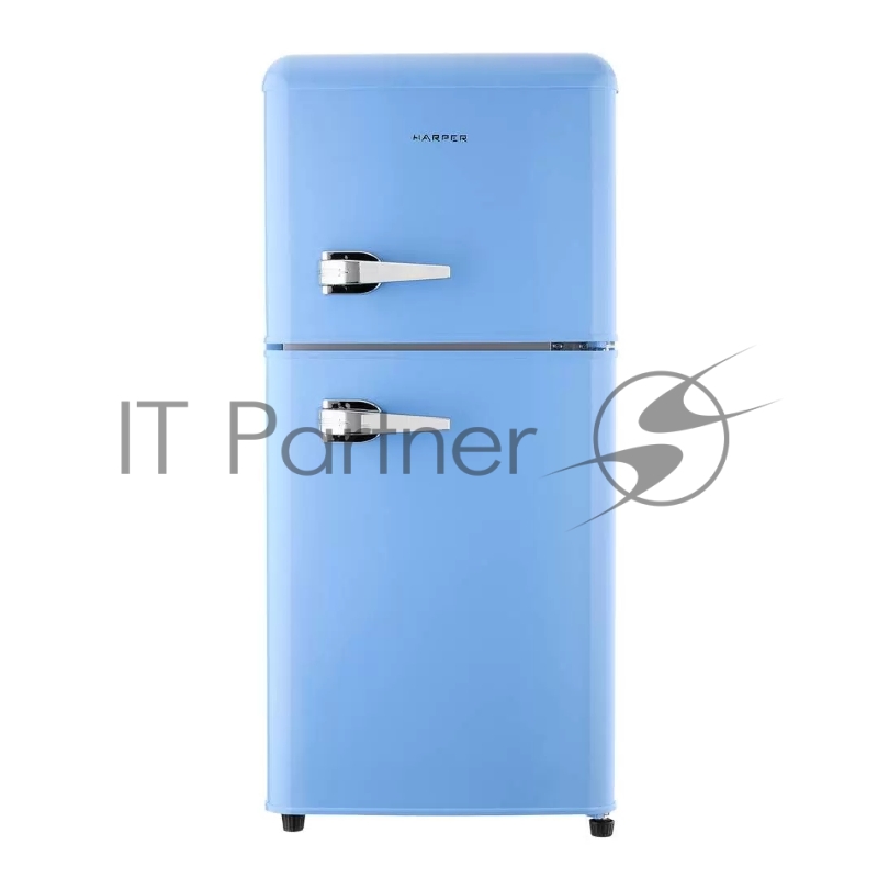 Холодильник Harper HRF-T120M синий двухкамерный 80/38л морозилка сверху