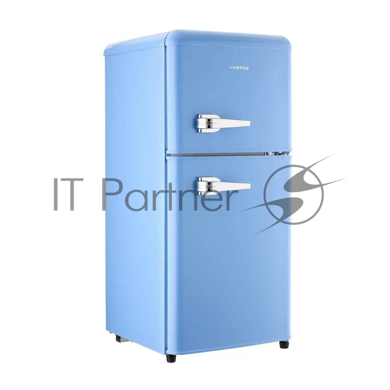 Холодильник Harper HRF-T120M синий двухкамерный 80/38л морозилка сверху