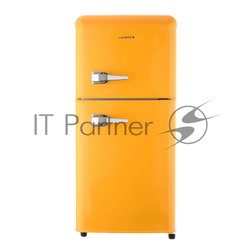Холодильник Harper HRF-T120M оранжевый двухкамерный 80/38л морозилка сверху