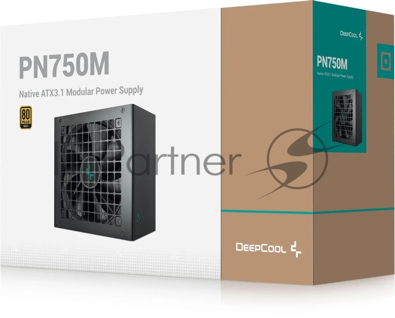 Блок питания Deepcool / Gamerstorm PN750M Gen.5, 750Вт, 80 PLUS Gold, 120мм, модульный, черный