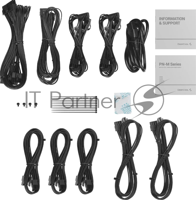 Блок питания Deepcool / Gamerstorm PN750M Gen.5, 750Вт, 80 PLUS Gold, 120мм, модульный, черный