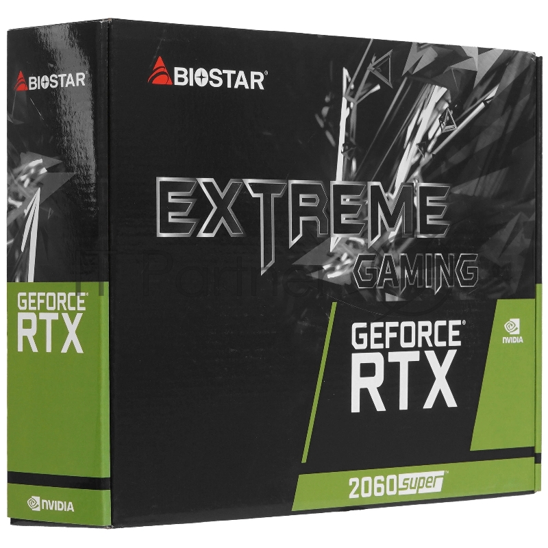 Видеокарта Biostar PCI-E RTX2060 Super-8GB NVIDIA GeForce RTX 2060SUPER 8Gb 256bit GDDR6 1470/14000 HDMIx1 DPx3 HDCP Ret