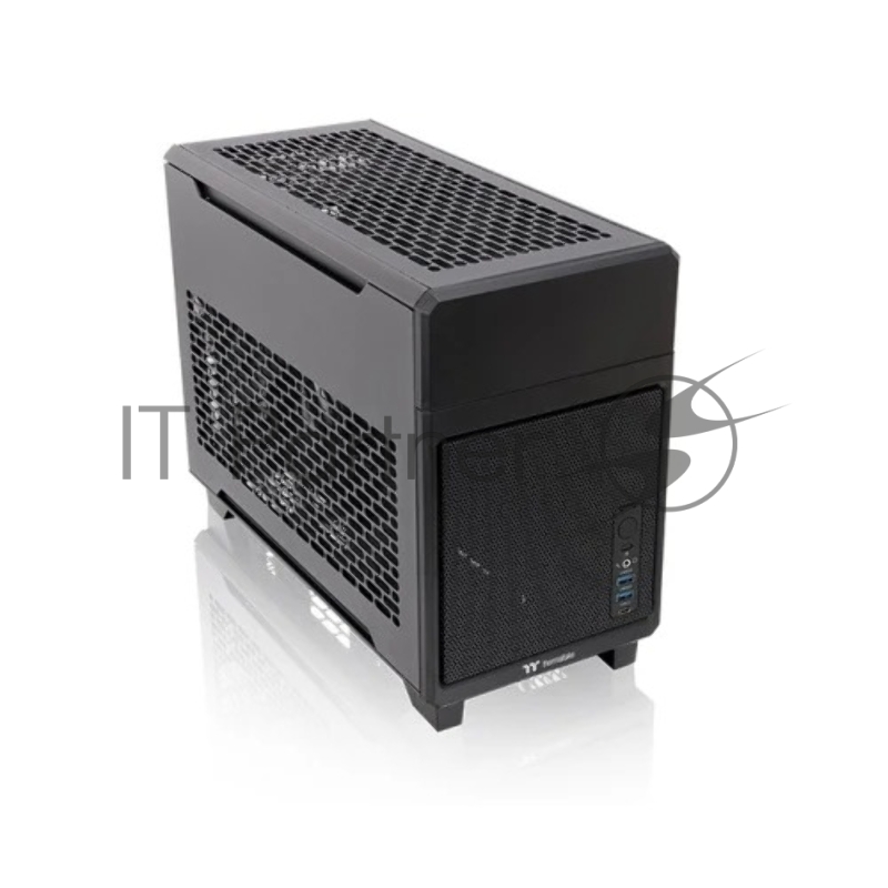 Корпус Thermaltake TR100 ,без БП, SFF, черный, 0, 8x140mm 2x200mm