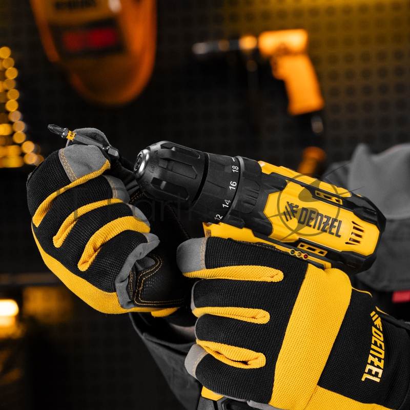 Дрель-шуруповерт аккумуляторная CDQ-12, Li-Ion, 12 В// Denzel