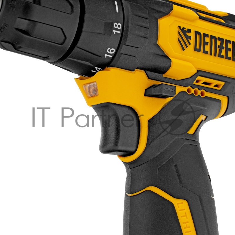 Дрель-шуруповерт аккумуляторная CDQ-12, Li-Ion, 12 В// Denzel