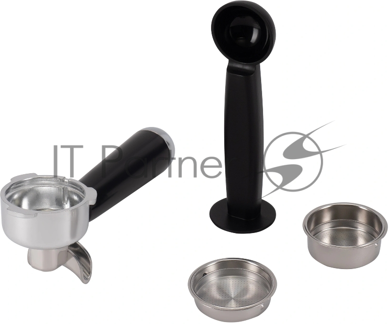 Кофеварка рожковая Hyundai HEM-4309 1350Вт серебристый/черный