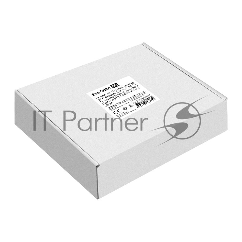Комплект: Сетевой адаптер SFP ExeGate EXE-82576-F2 + Трансивер Single-Mode до 20км ExeGate EXT-1G-SM1310-LC2-20KM (EX296229RUS: PCI-E x1 v2.0, порты 2x SFP (10/100/1000Mb/s), Gigabit Server NIC Intel Chipset 82576-F2 + EX298328RUS: Tx:1310/Rx:1310 нм