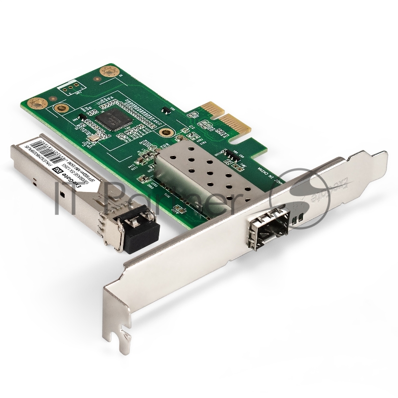 Комплект: Сетевой адаптер SFP ExeGate EXE-i210-F1 + Трансивер Multi-Mode до 550м EXT-1G-MM850-LC2-550M (EX296228RUS: PCI-E x1 v2.0, порты 1x SFP (10/100/1000Mb/s), Gigabit Server NIC Intel Chipset I210-F1 + EX298329RUS: Tx:850/Rx:850 нм, до 500 м, ра