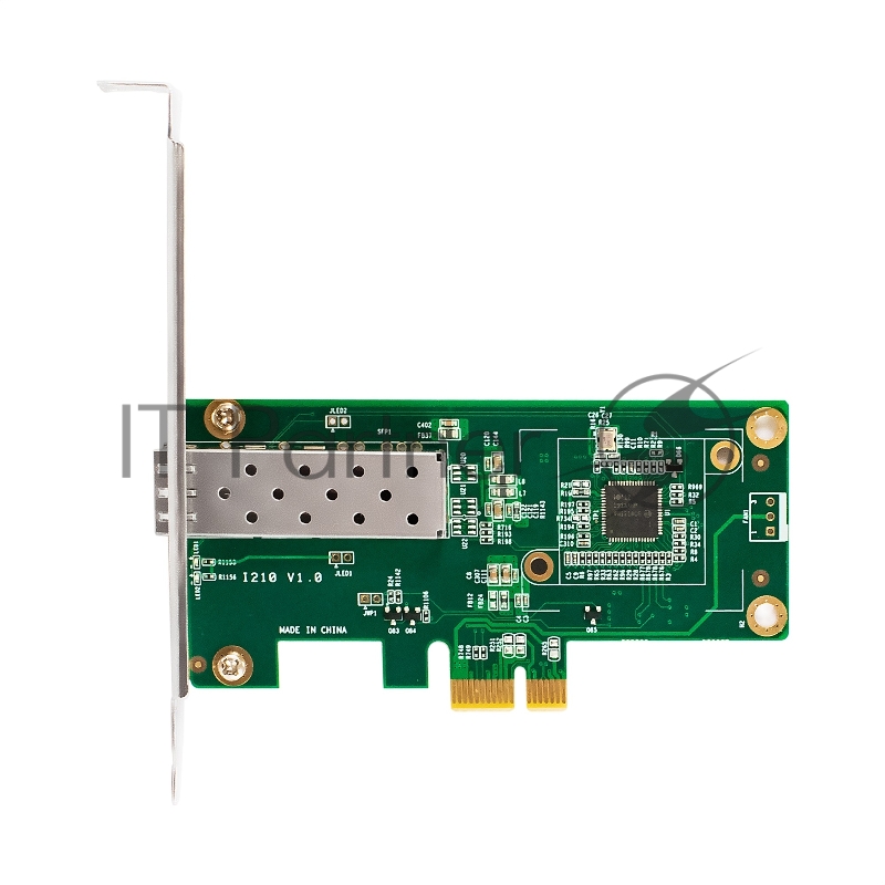 Комплект: Сетевой адаптер SFP ExeGate EXE-i210-F1 + Трансивер Multi-Mode до 550м EXT-1G-MM850-LC2-550M (EX296228RUS: PCI-E x1 v2.0, порты 1x SFP (10/100/1000Mb/s), Gigabit Server NIC Intel Chipset I210-F1 + EX298329RUS: Tx:850/Rx:850 нм, до 500 м, ра
