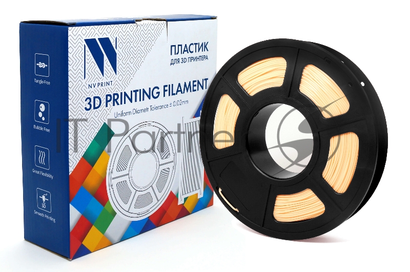 Филамент NVPRINT TPU Skin для 3D печати диаметр 1.75мм масса 0,5 кг
