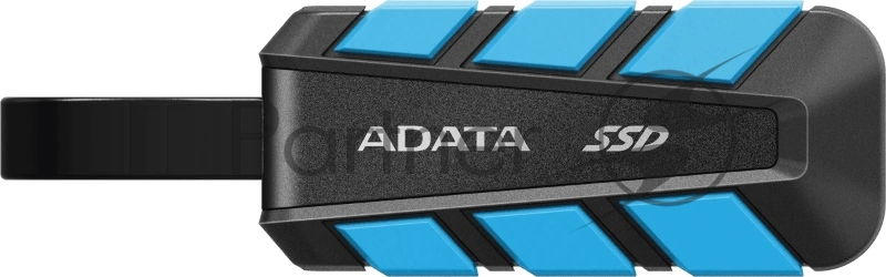 Внешний SSD ADATA 1.0Tb SC740 <SC740-1000G-CBU> (USB3.2 gen 2 type C, 1050/1000Mbs, 122x41x22mm, 40g, защита от падения, встроенный кабель)