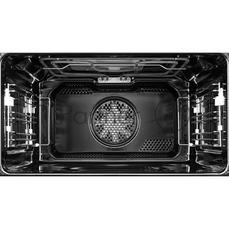 Встраиваемый духовой шкаф Kuppersberg KMW 612 Black с СВЧ, 45 см, 50л, 12 режимов, гидролизная очистка, черный