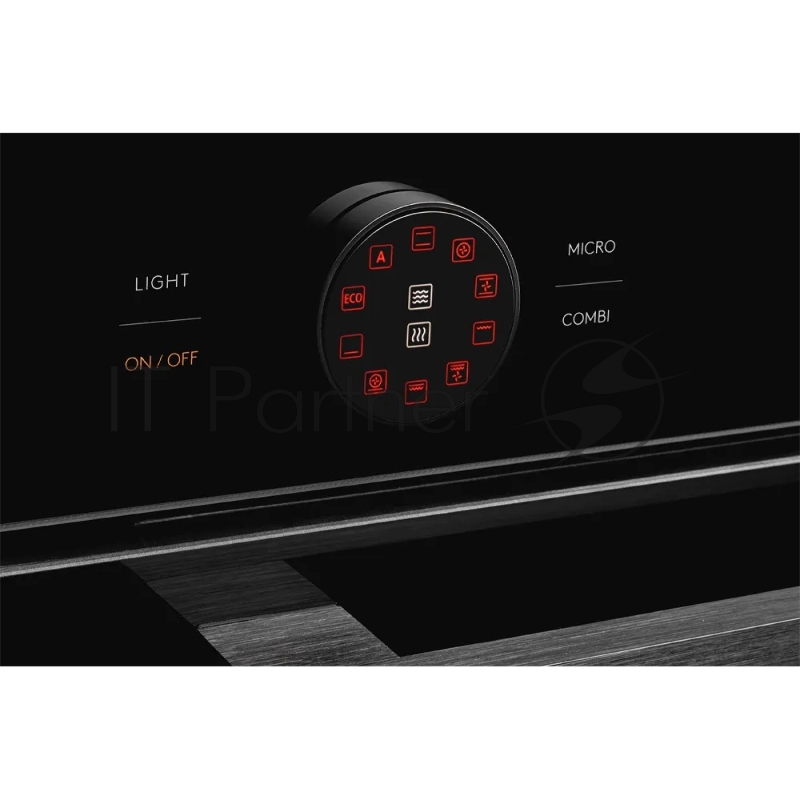 Встраиваемый духовой шкаф Kuppersberg KMW 612 Black с СВЧ, 45 см, 50л, 12 режимов, гидролизная очистка, черный