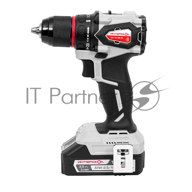 Дрель-шуруповерт Интерскол ДА-13/18В 55 600Вт аккум. патрон:быстрозажимной (кейс в комплекте) (952.2.2.70)