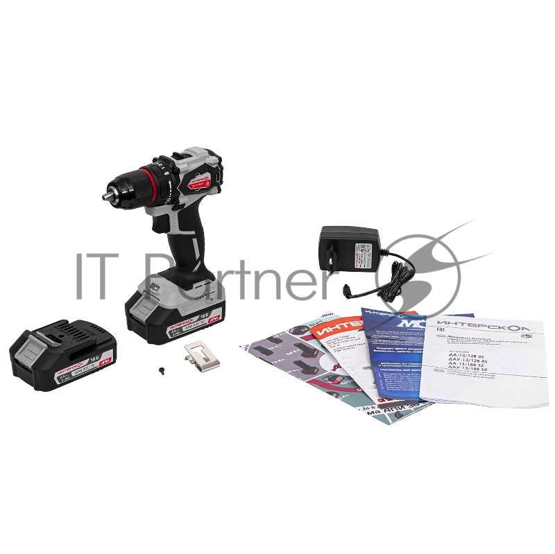 Дрель-шуруповерт Интерскол ДА-13/18В 55 600Вт аккум. патрон:быстрозажимной (кейс в комплекте) (952.2.2.70)
