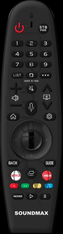 Телевизор SoundMax 55 SM-LED55M03SU черный LED 4K