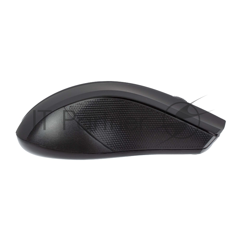 Мышь беспроводная HIPER HOMW-071 /1000 dpi/оптический/3 кнопки/Soft-touch покрытие/USB-приемник/2,4 ГГц/батарея 2хААА/черный (HOMW-071)