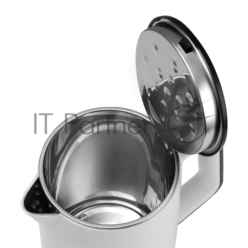 Чайник электрический Willmark WEK-2012PS белый/черный, 2.0 л, 2000 Вт