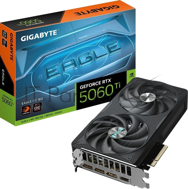 Видеокарта Gigabyte RTX5060Ti EAGLE OC 16GB GDDR7 128 bit 3xDP HDMI 2FAN RTL