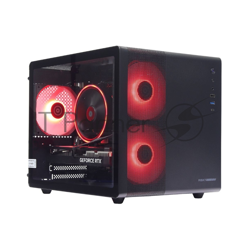 Компьютер Raskat STRIKE 320 (Intel Core i3-12100F, RAM 16GB, SSD 512GB, NVIDIA RTX 3050 6GB, noOS, black)
