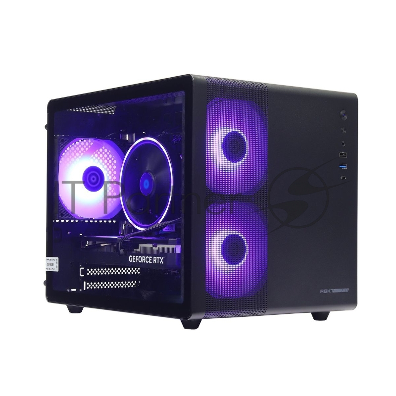 Компьютер Raskat STRIKE 320 (Intel Core i3-12100F, RAM 16GB, SSD 512GB, NVIDIA RTX 3050 6GB, noOS, black)