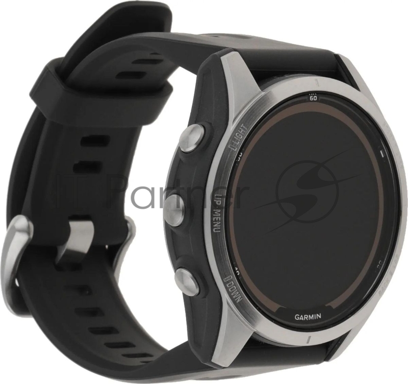 Смарт-часы Garmin Fenix 7S Pro 30.4мм 1.2 transflective корп.серебристый рем.графитовый (010-02776-00)