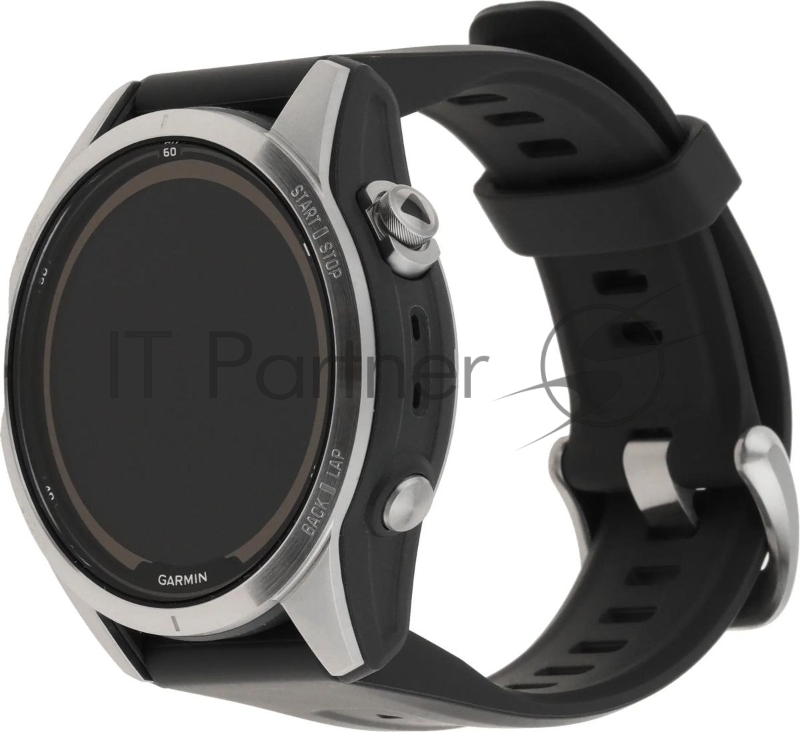 Смарт-часы Garmin Fenix 7S Pro 30.4мм 1.2 transflective корп.серебристый рем.графитовый (010-02776-00)